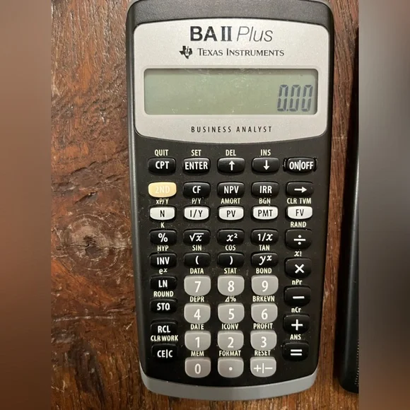 Texas Instruments BA II Plus Business Analyst Advanced Financial Calculator - Picture 3 of 6